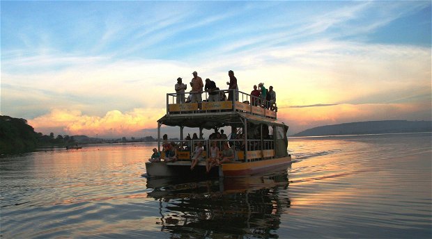 Sunset Cruise on the Nile River, Jinja, Uganda