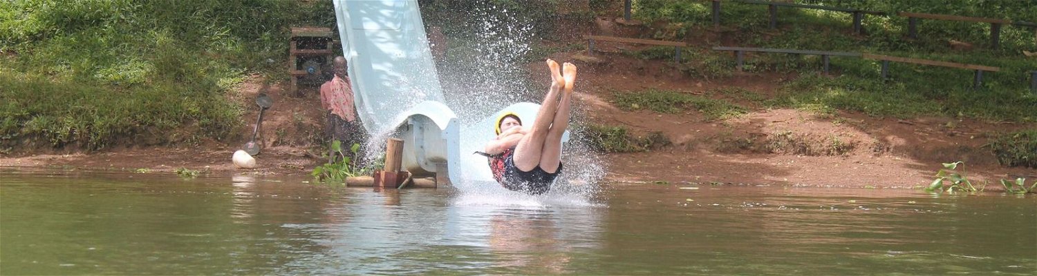 Slide the Nile, Explorers River Camp, Jinja, Uganda
