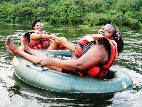Flat Water Tubing on the Nile with Nile River Explorers, Jinja, Uganda
