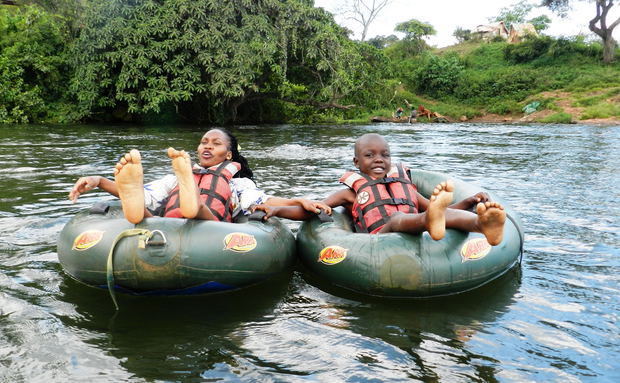 Tubing on the Nile with Nile River Explorers, Jinja, Uganda Tubing on the Nile with Nile River Explorers, Jinja, Uganda