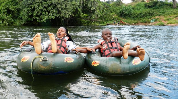 Tubing on the Nile with Nile River Explorers, Jinja, Uganda Tubing on the Nile with Nile River Explorers, Jinja, Uganda