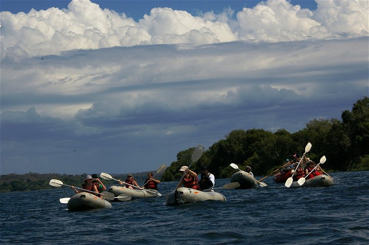 Canoeing Zambezi River Victoria Falls 