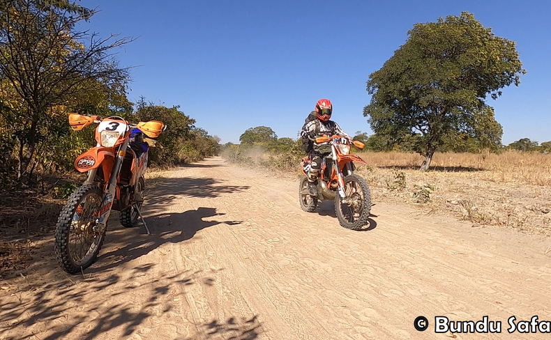 Enduro Motorbike riding in Africa Enduro Motorbike riding in Africa