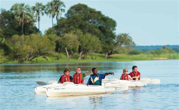 Zambezi River canoeing 