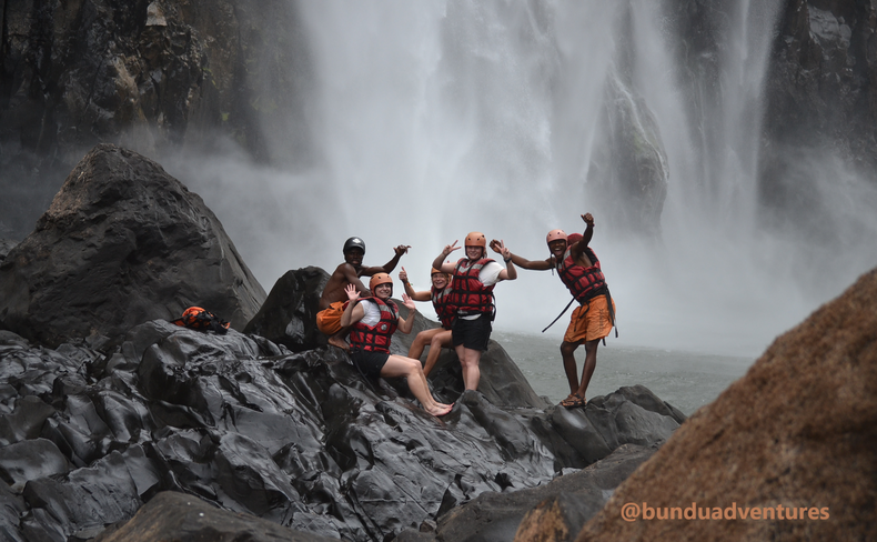 Swimming under the Victoria Falls Swimming under the Victoria Falls