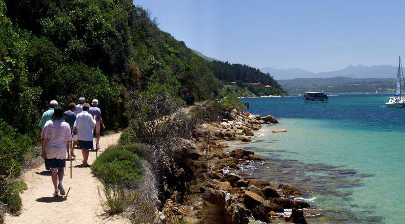 Walking trail, Featherbed Nature Reserve, Knysna Walking trail, Featherbed Nature Reserve, Knysna