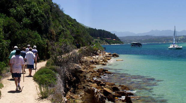 Walking trail, Featherbed Nature Reserve, Knysna Walking trail, Featherbed Nature Reserve, Knysna