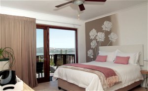Room 1: Lagoon view, private deck
