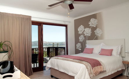 Room 1: Lagoon view, private deck
