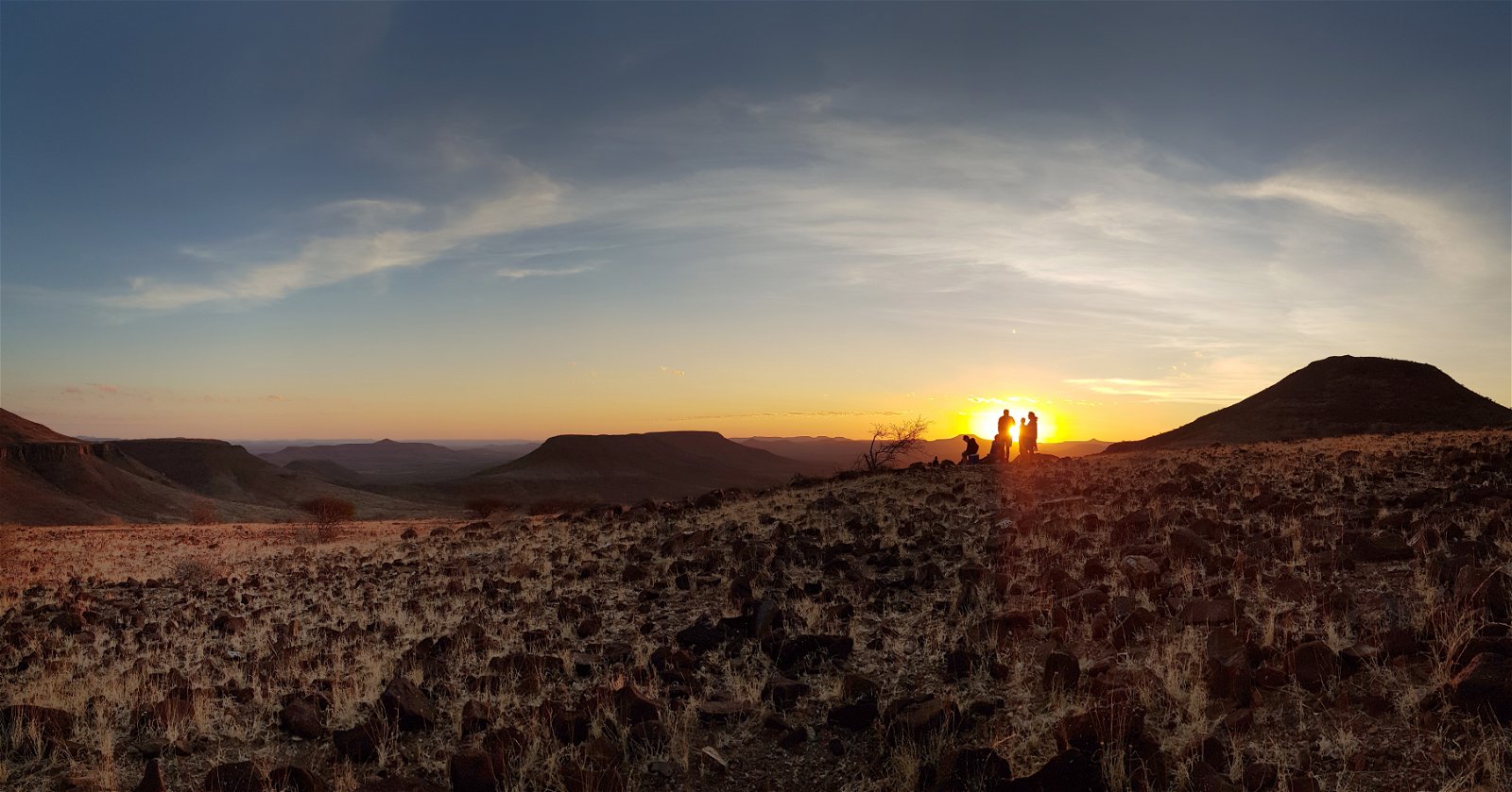 Sundown at Etendeka Namibia