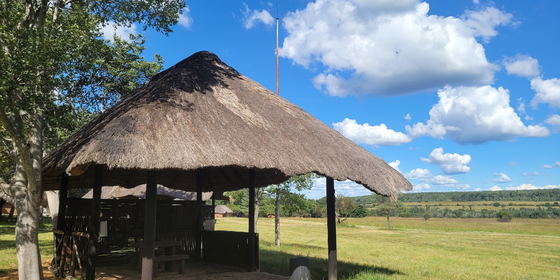 camp site with a lapa