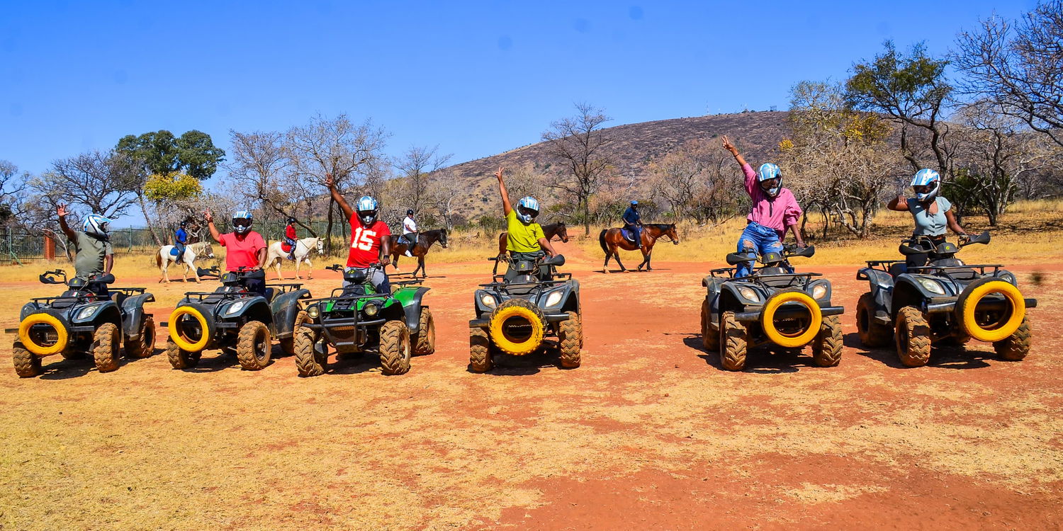 Horse and quad bike safari rides Hartbeespoort