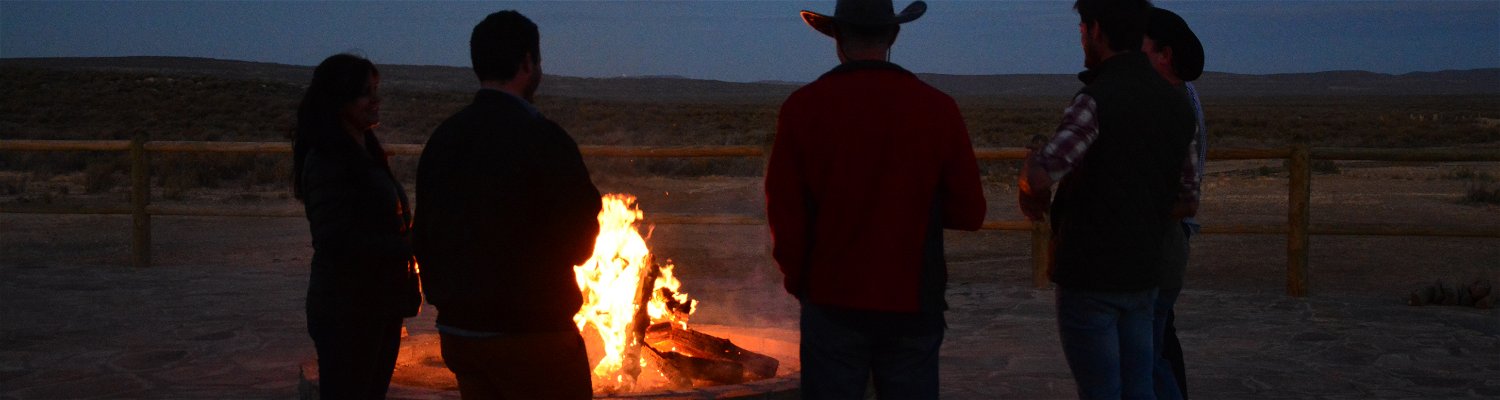 Karoo Sunset around a bonfire