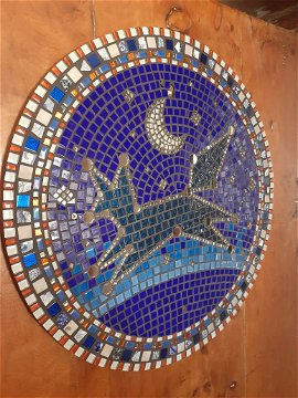 Our mosaics include porcelain pieces recovered on the Reserve.