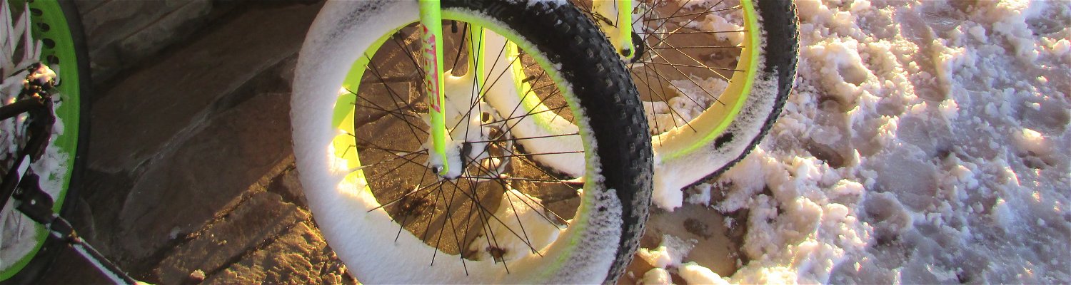 Fat Bikes in the snow; Sutherland activities; snow biking