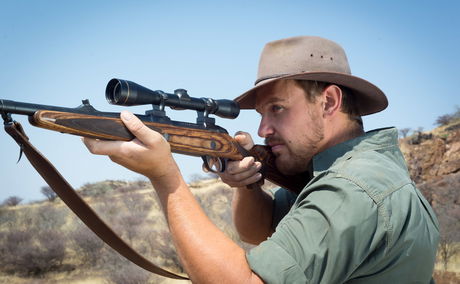 professional hunter and hunting guide in Namibia Dolf Potgieter