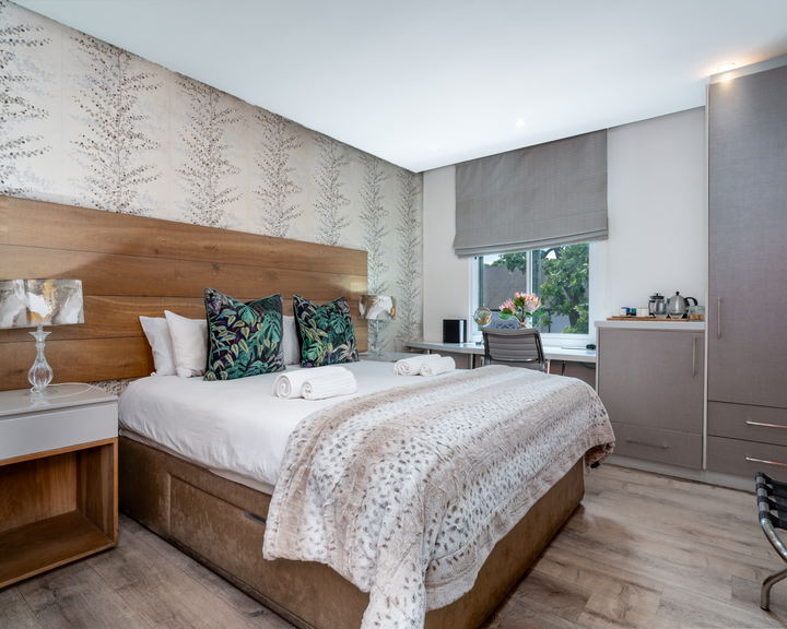 Relax in boutique modern comfort