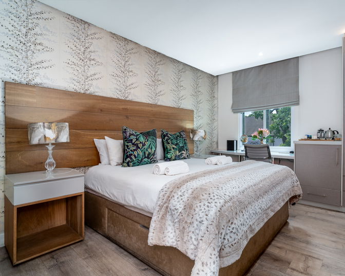 Relax in boutique modern comfort