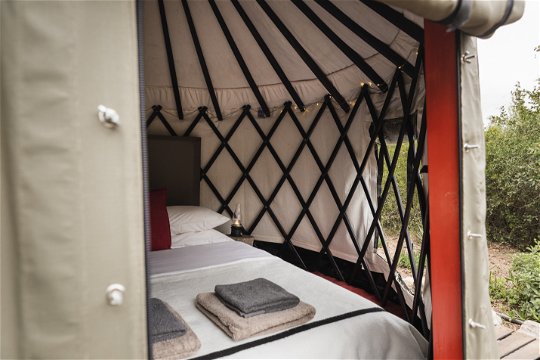 Southern Yurts glamping getaway remote romantic self catering guest accommodation. 