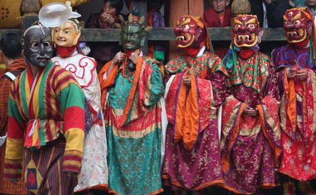 Mask Dance of Thimphu Festival Mask Dance of Thimphu Festival