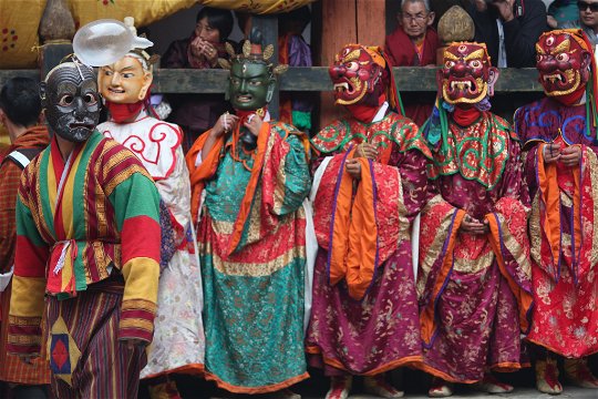 Mask Dance of Thimphu Festival