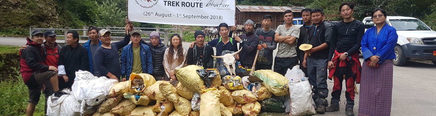Clean Bhutan, Trash Free Bhutan, Bhutan Cleaning Campaign 