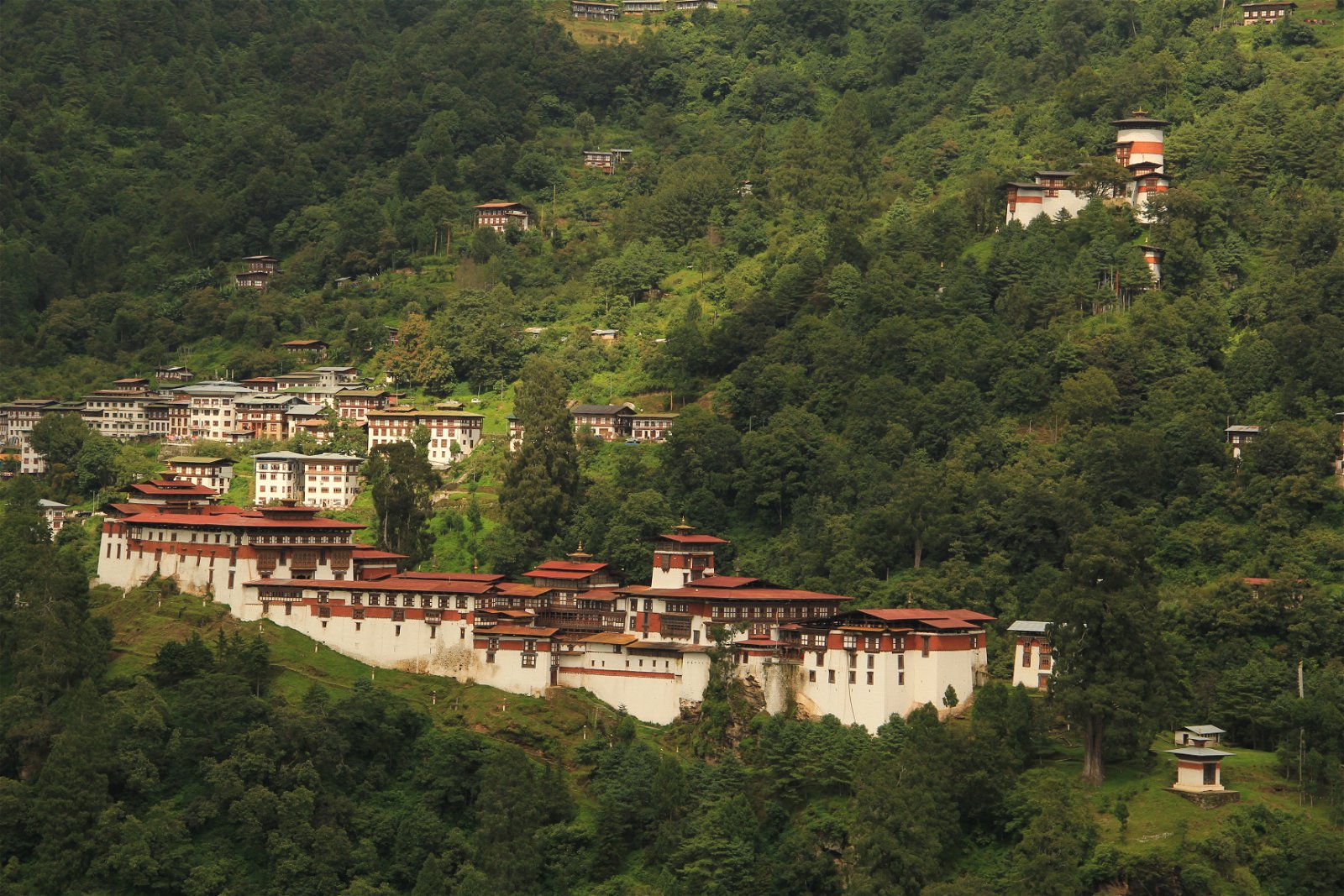 Trongsa Festival, Mask Dance at the Festival, Trongsa Fortress