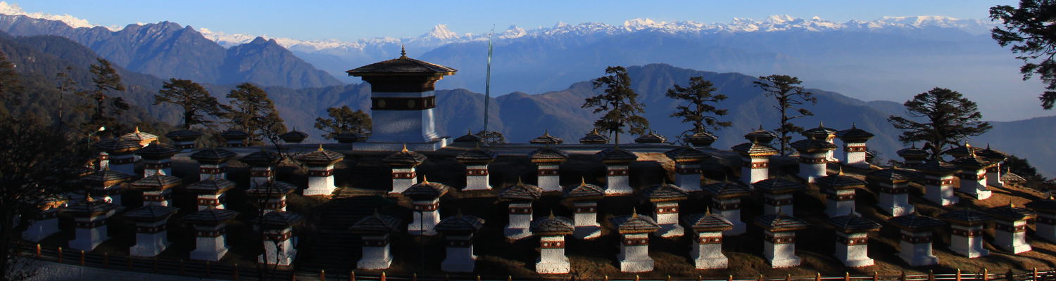 Dochula Pass, Bhutan, Snow Capped Mountain, Himalayas