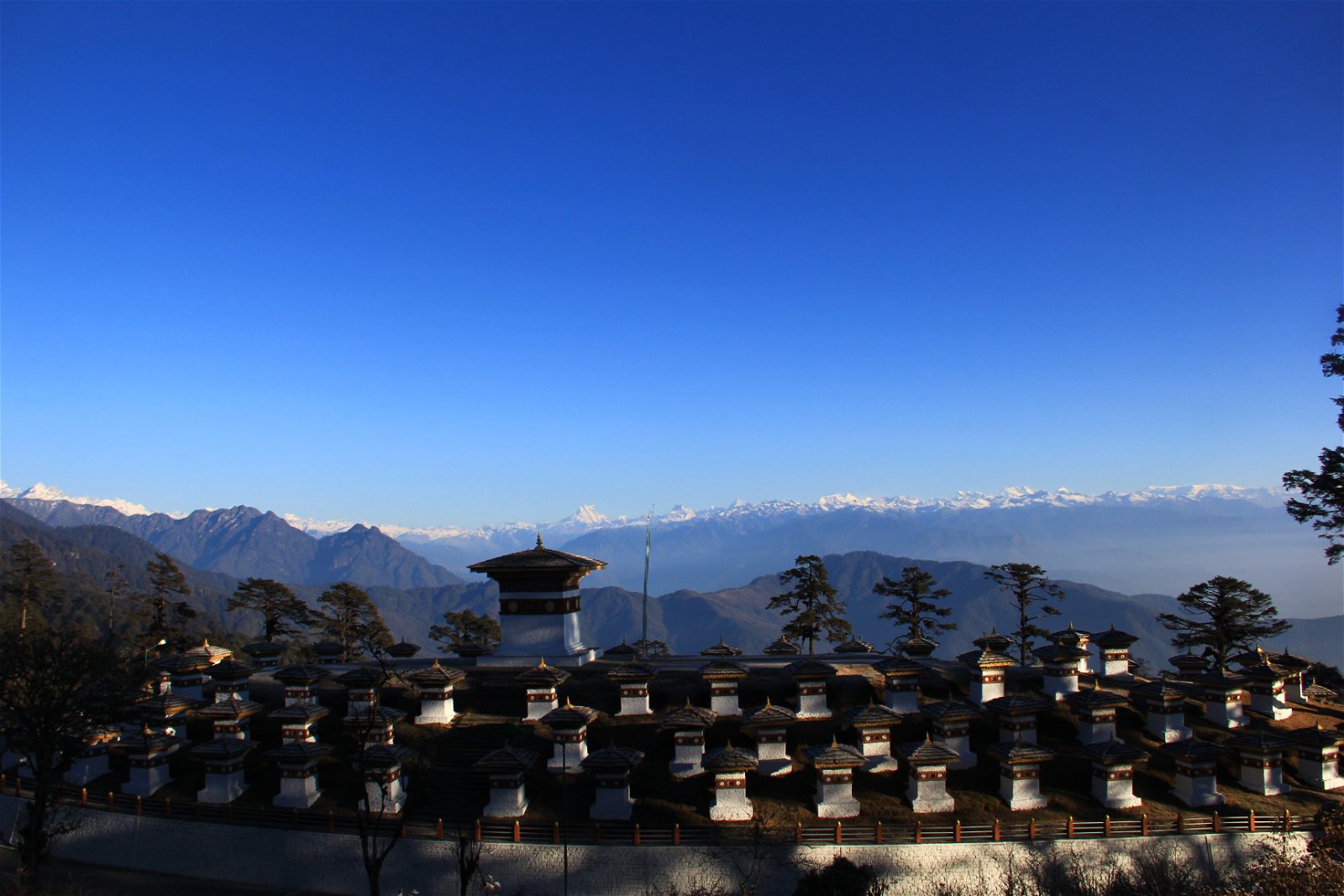 Dochula Pass, Bhutan, Snow Capped Mountain, Himalayas