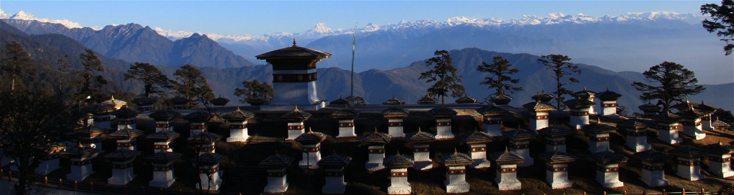 Dochula Pass, Bhutan, Snow Capped Mountain, Himalayas