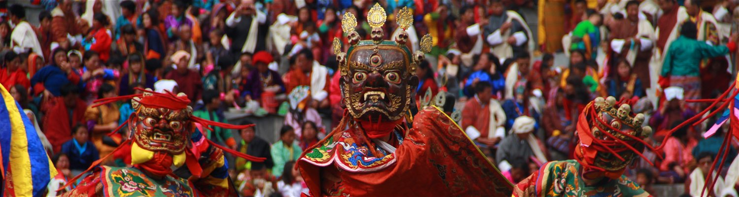 Bhutan Festival, Festival in Bhutan, Thimphu Festival, dancers in the festival