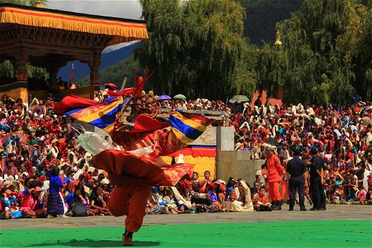 The Mask Dance of Thimphu Festival