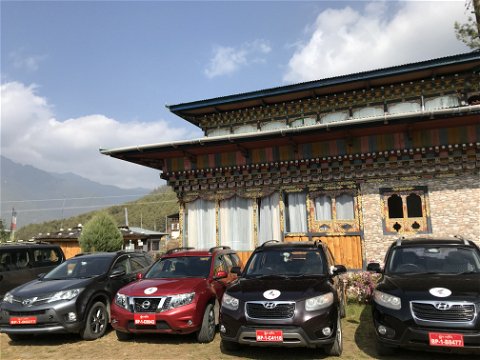 Cars, SUVs and Coaches of Bhutan Swallowtail