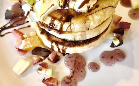 Pan Cakes, Pizzas at The Farm Kitchen Restaurant 