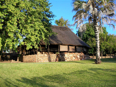 The luxury accommodation at the Zambezi Lodge