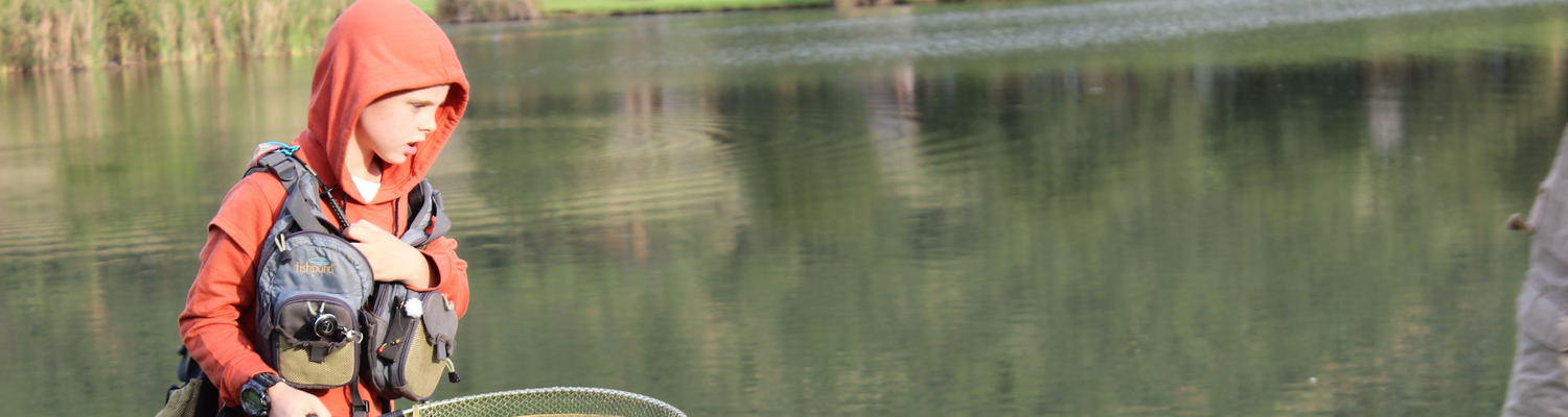 Healthy outdoor experience when parents can bring their kids to catch, prepare and cook a trout together.