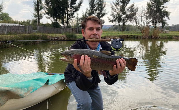 Wayne Sinclair, one of the fly fishing instructors for Sundowner Fly fishing Adventures Wayne Sinclair, one of the fly fishing instructors for Sundowner Fly fishing Adventures