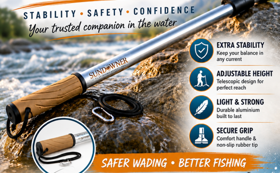Streamside Wading Staff - Safe and comfortable wading & hiking