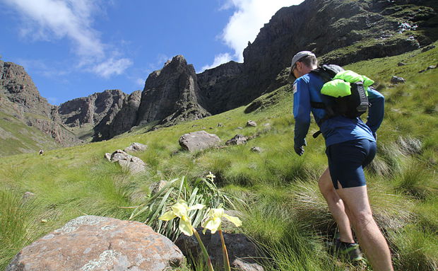 Trail run drakensberg