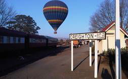 Aloe Steam Train and Hot Air Balloon Festival Creighton