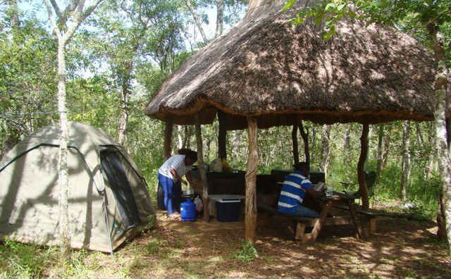 Camping at Mutinondo