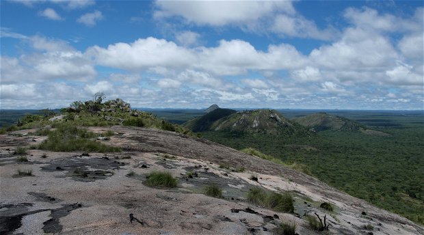 View from the Caterpillar Inselberg, Mutinondo Wilderness, Geology, Landscape, Photography, Zambia, Muchinga