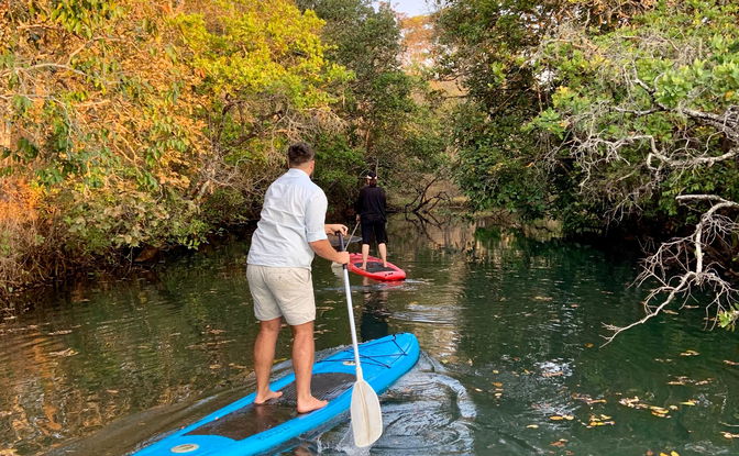 Paddle-boarding down the Musamfushi River
