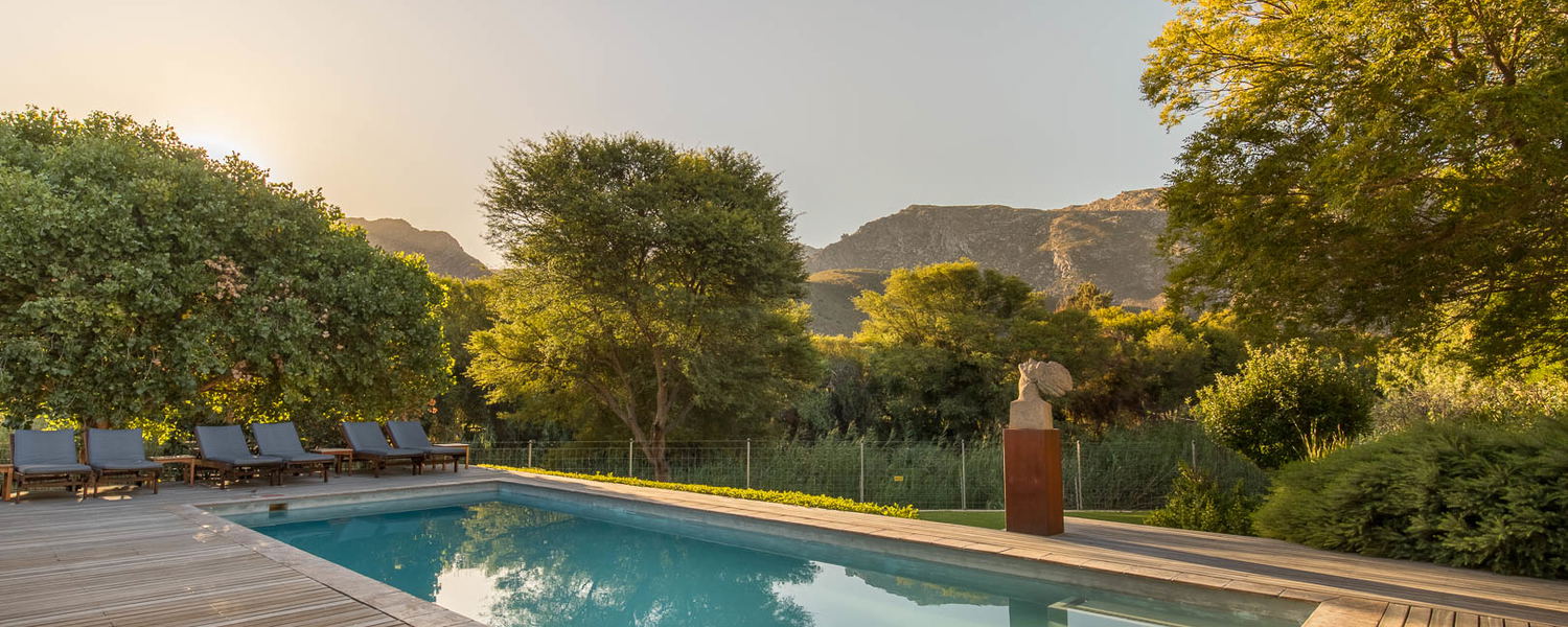 Private retreat accommodation in Montagu Western Cape