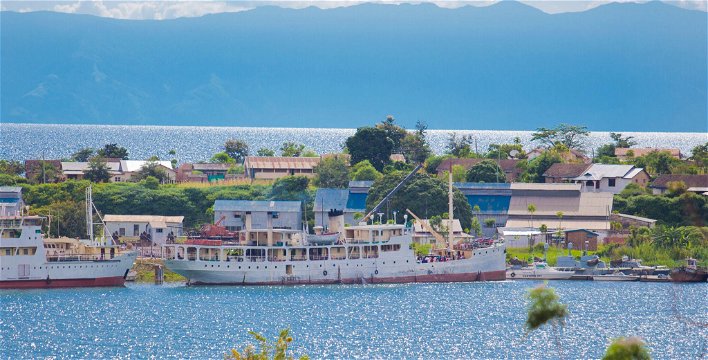 M.V. Liemba was built in 1913 for the Imperial German Navy but remains today as the oldest passenger ferry still operating through the waters of Lake Tanganyika 