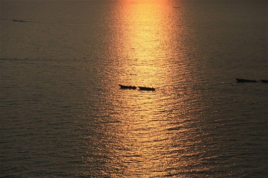 Sunset on Lake Tanganyika