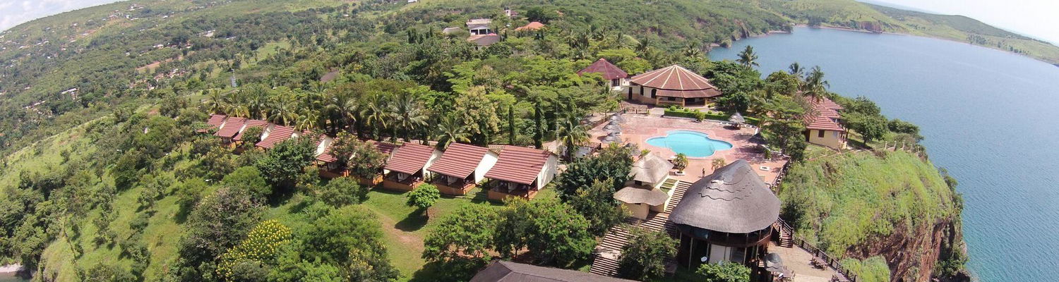 Bird's-eye view of Kigoma Hilltop Hotel 