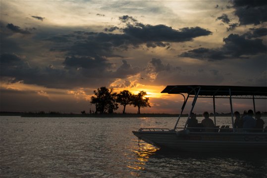 Chobe Water Villas Boat Cruise Sundowner