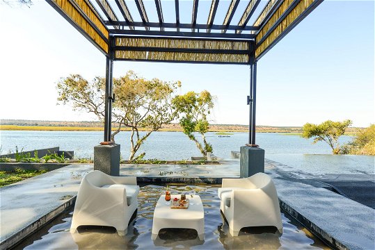Chobe Water Villas Seating Exterior