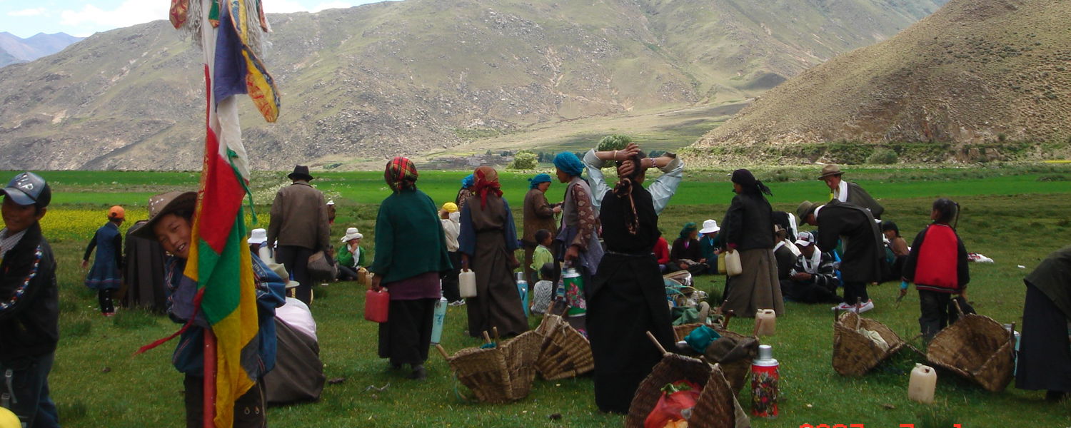 Village community celebrating new year in their own ways